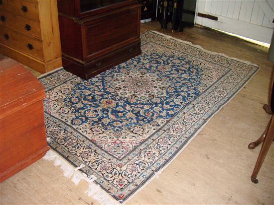 Blue ground Persian carpet